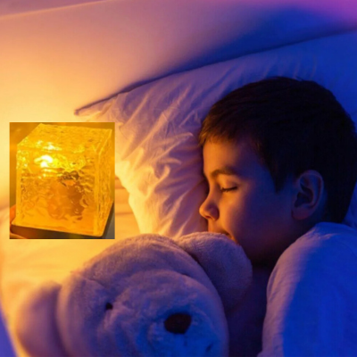 La Veilleuse Bébé - CristalÉclairé™ le Projecteur Lumineux Révolutionnaire pour des Nuits Magiques